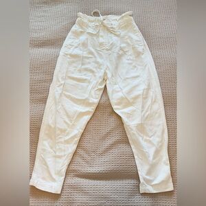 Free People White Trousers